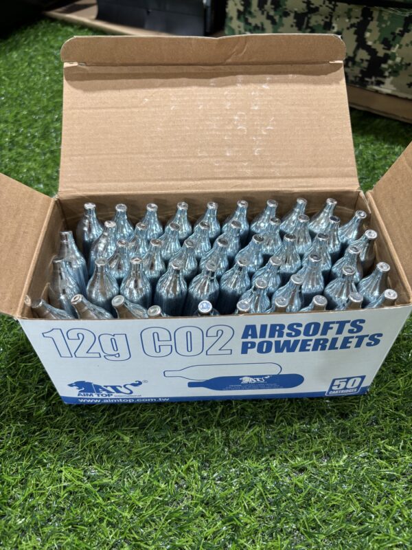 CO2 12g. AIM TOP - MADE IN TAIWAN แท้ (5หลอด250.-) - Image 3