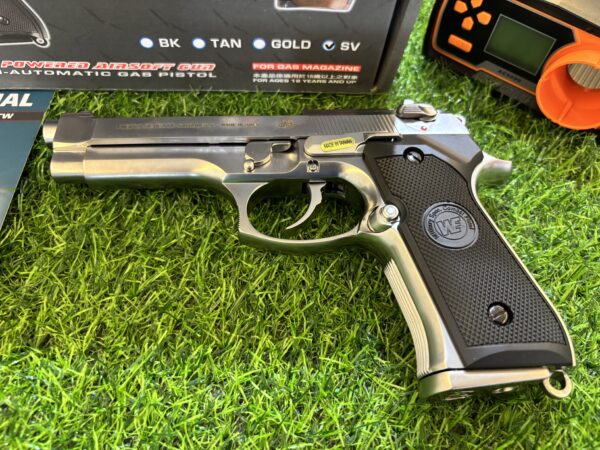 BERETTA M92 Silver Full Metal Body Made in Taiwan - Image 2