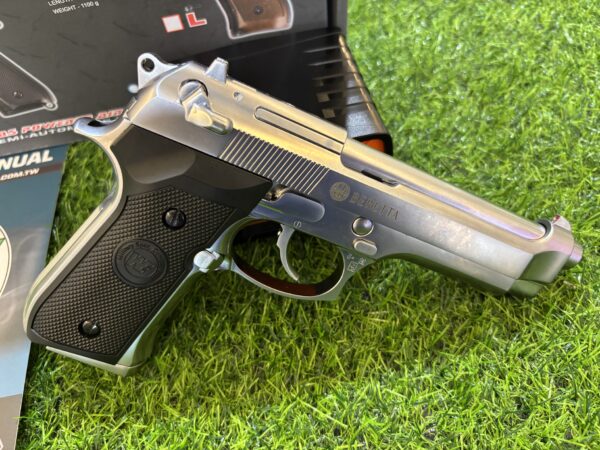 BERETTA M92 Silver Full Metal Body Made in Taiwan - Image 5