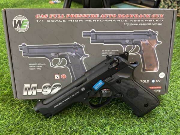 BERETTA M92 Black Full Metal Body Made in Taiwan - Image 2