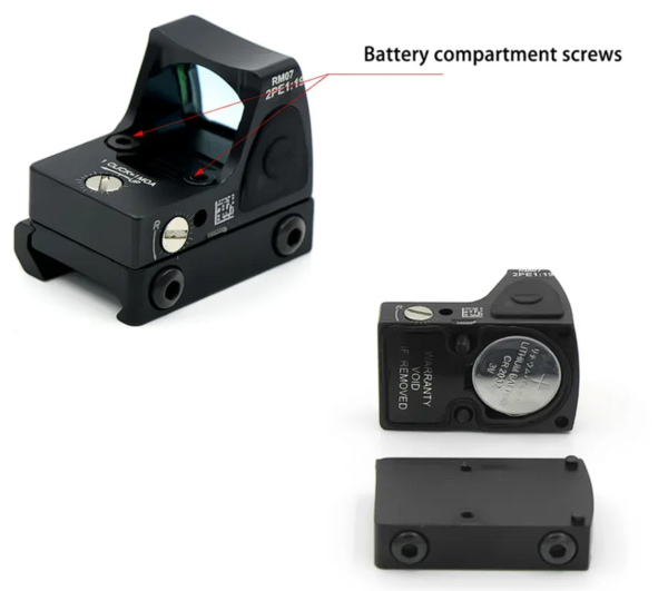 Glock Red Dot Sight MINI Airsoft Holographic, Fit 20 มม. Picatinny/Weaver Rail - Image 21
