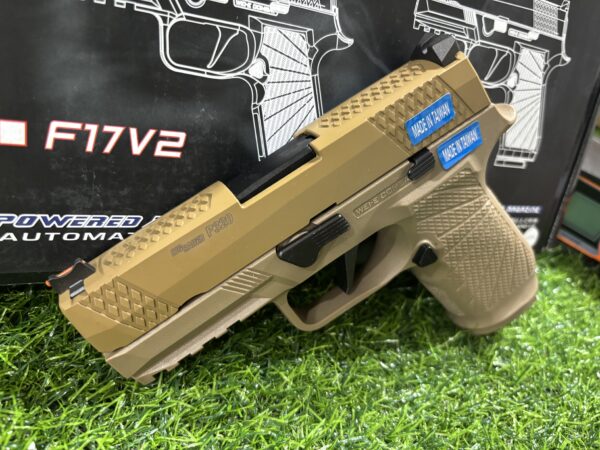 WE SIGSAUER P320 F18V2 TAN Made in Taiwan - Image 2
